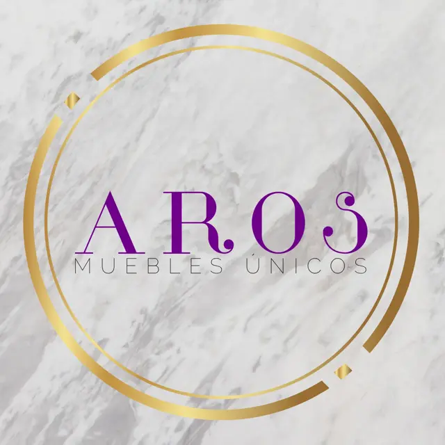Aros Muebles Únicos, logotipo