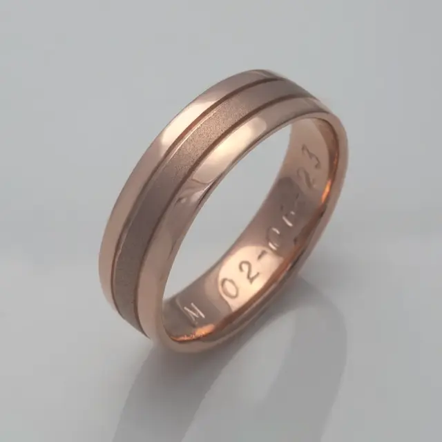 OP Collection, fotografía de producto oro rosa